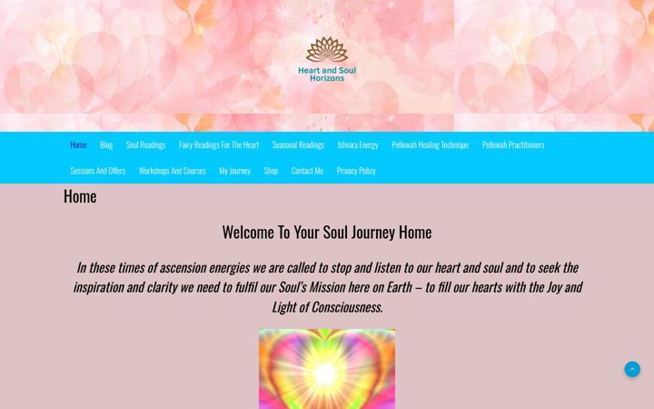 Screenshot of heartandsoulhorizons.com