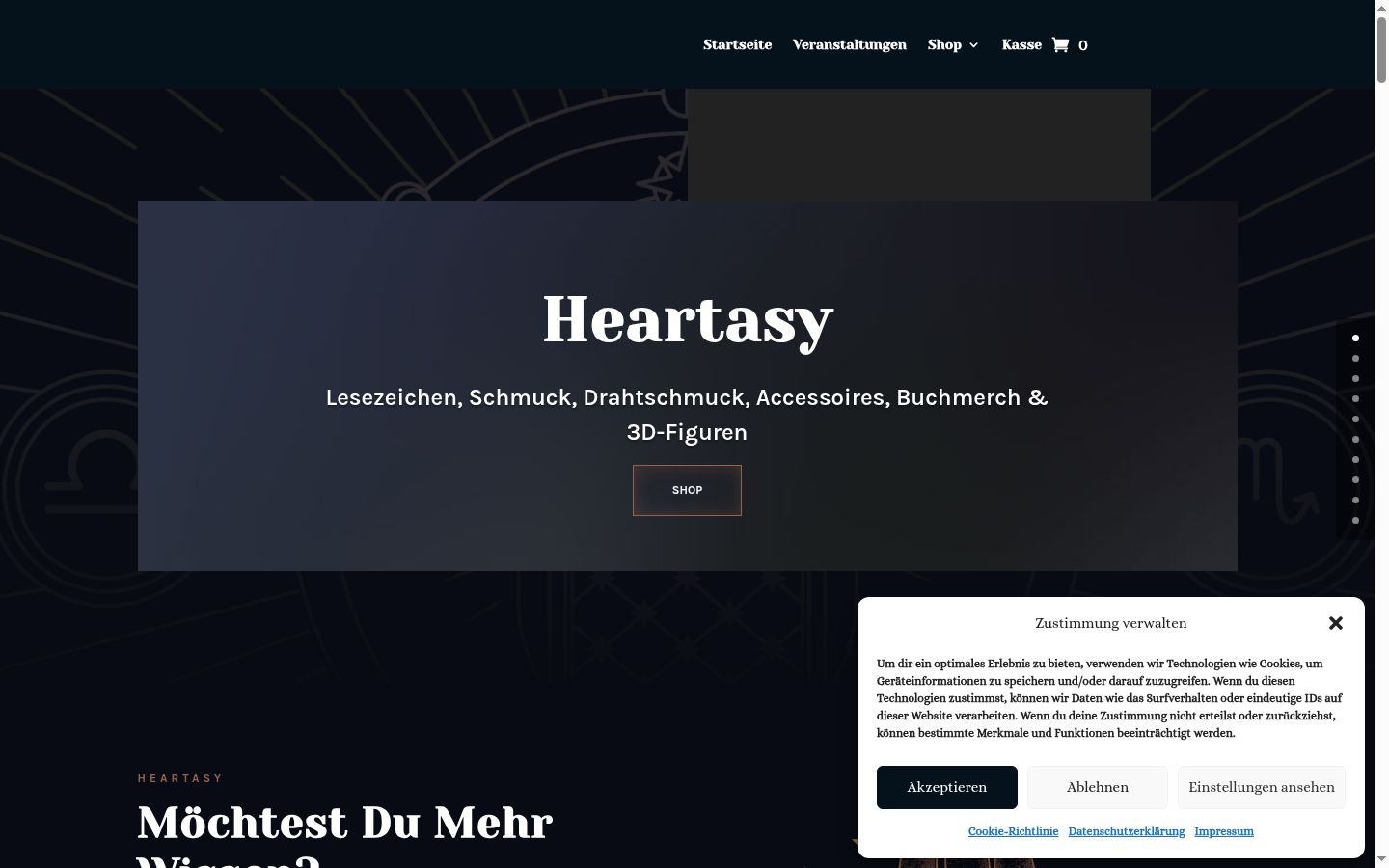 Screenshot tal-banner tal-kunsens muri qabel kwalunkwe interazzjoni