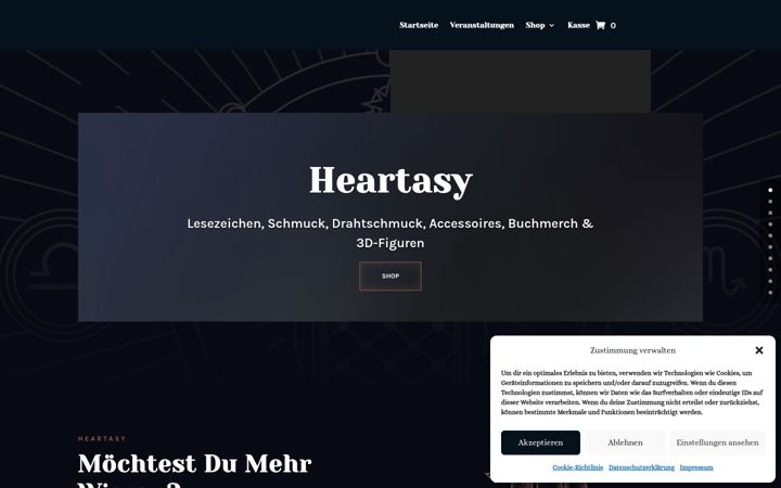 Screenshot ta' heartasy.de