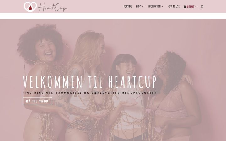 Screenshot van heartcup.dk