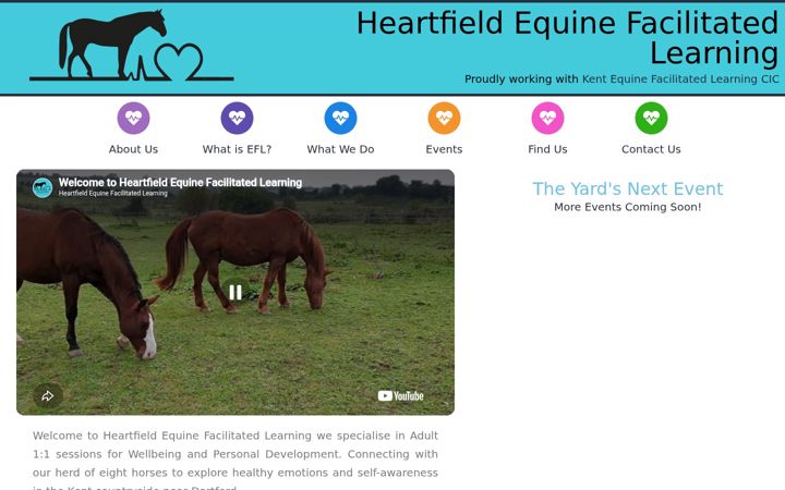 Screenshot of heartfieldefl.co.uk