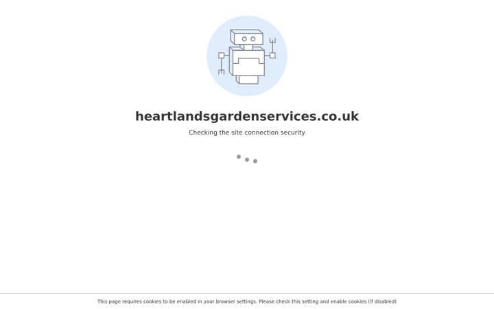 Screenshot of heartlandsgardenservices.co.uk