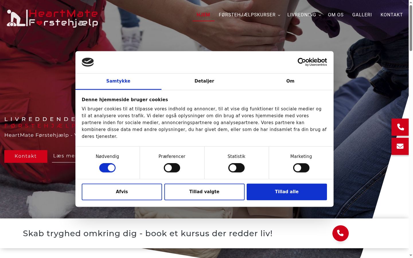 Képernyőkép a bármilyen interakció előtt megjelenő hozzájárulási bannerről
