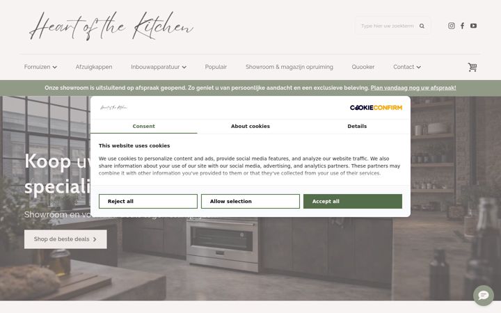 Screenshot of heartofthekitchen.nl