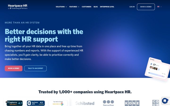 Screenshot of heartpace.com