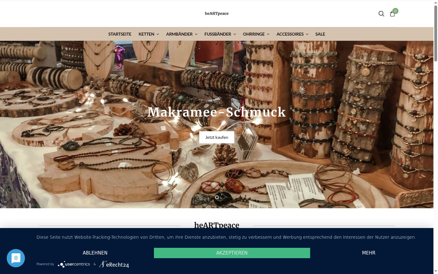 Screenshot tal-banner tal-kunsens muri qabel kwalunkwe interazzjoni