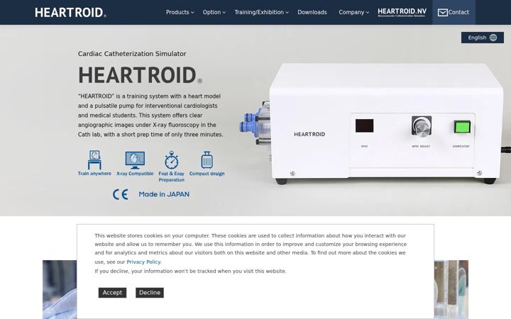 Screenshot of heartroid.com