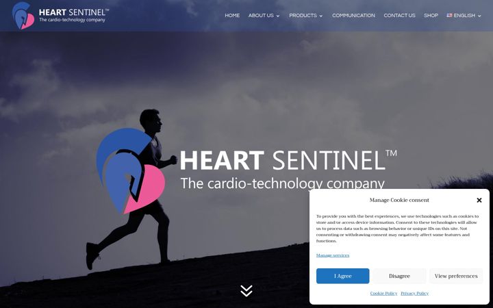 Screenshot of heartsentinel.net