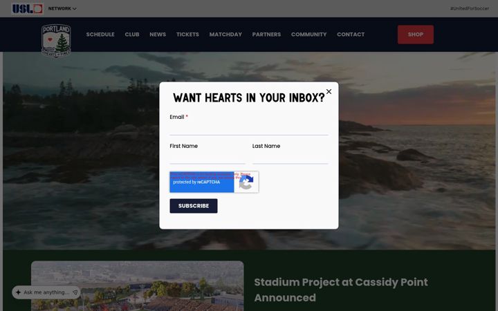 Screenshot of heartsofpine.com