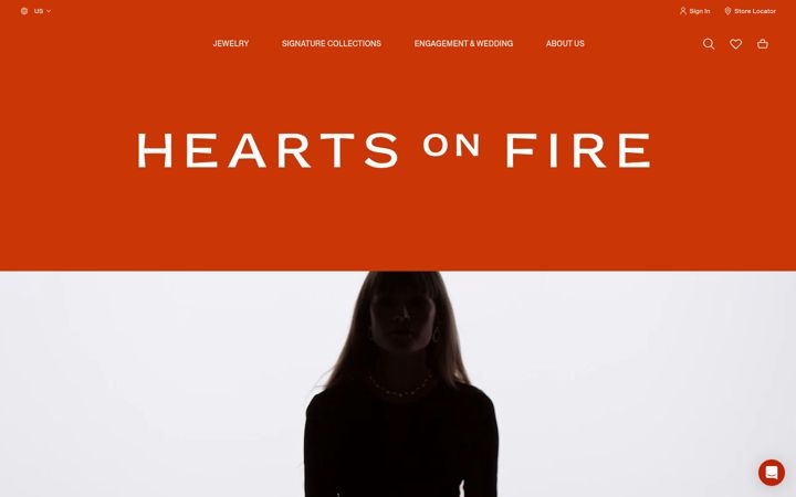 Kuvakaappaus sivustosta heartsonfire.com