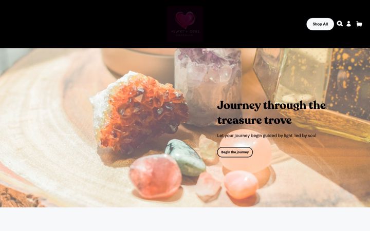 Captură de ecran a heartsoulemporium.shop