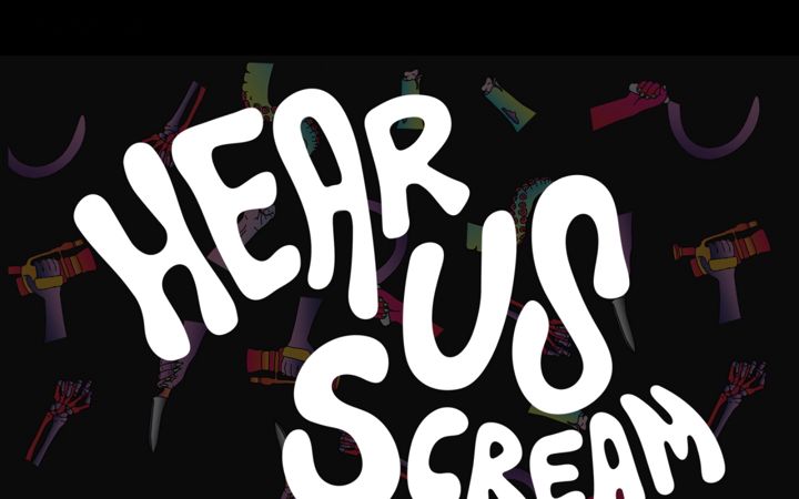 Screenshot of hearusscream.com