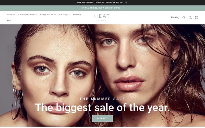 Screenshot of heatbysophialie.com
