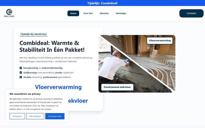 Screenshot of heateasy.nl