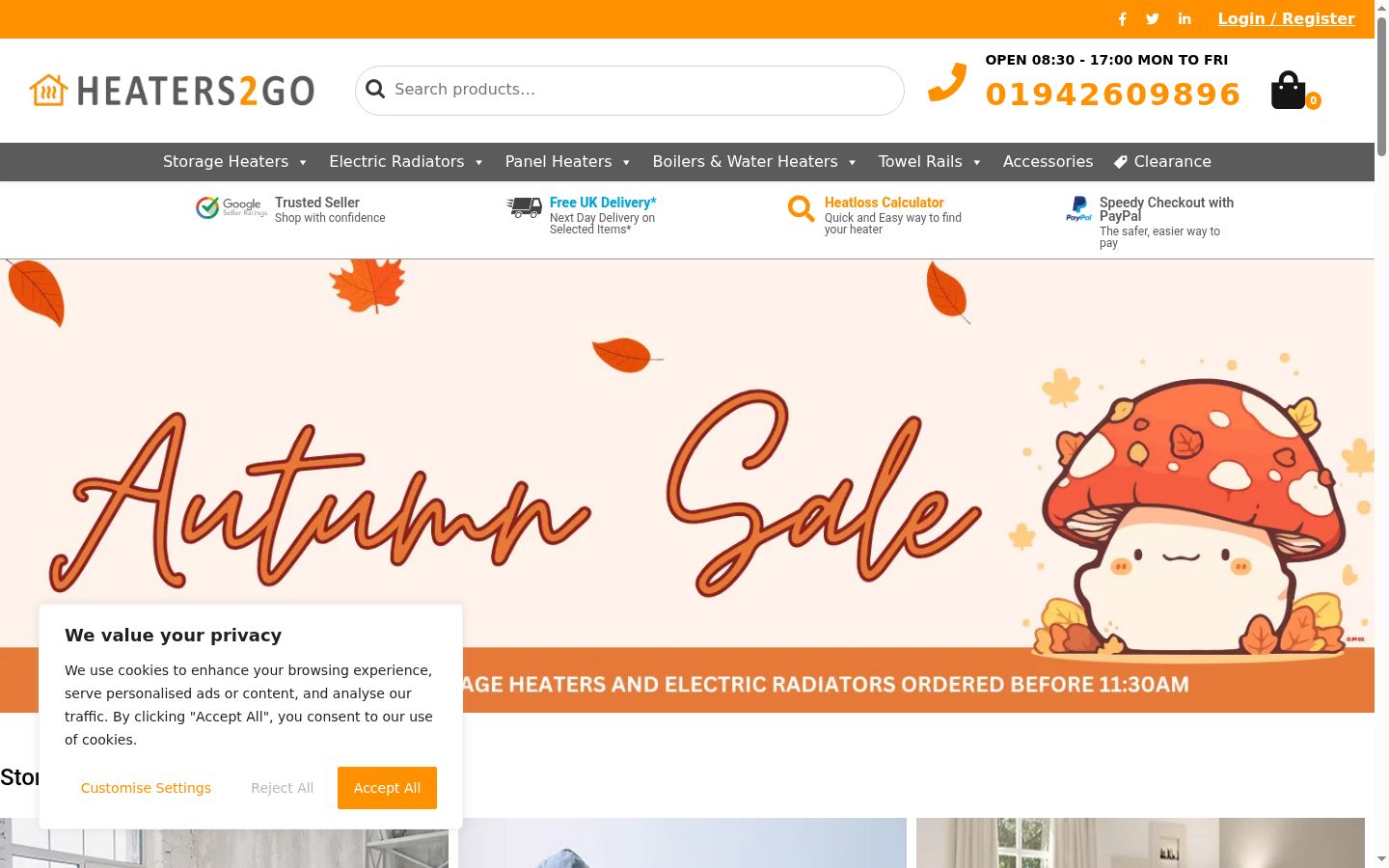 Screenshot tal-banner tal-kunsens muri qabel kwalunkwe interazzjoni