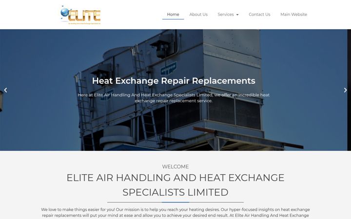 Screenshot of heatexchangerepairreplacementuk.co.uk