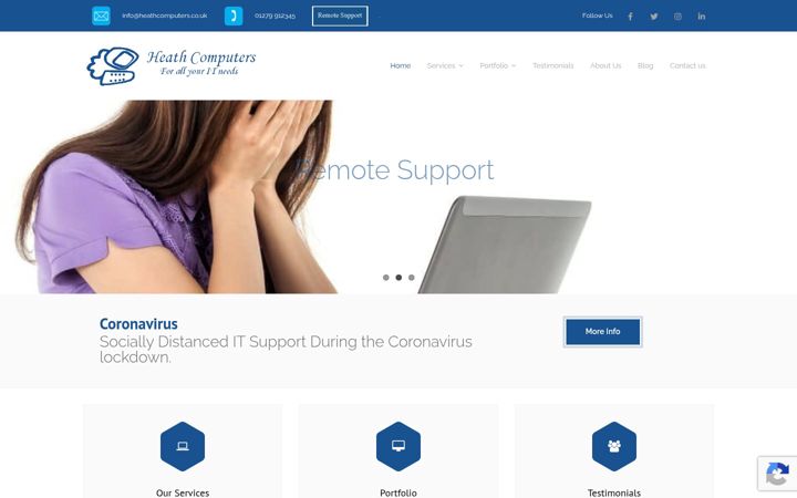 Screenshot of heathcomputers.co.uk