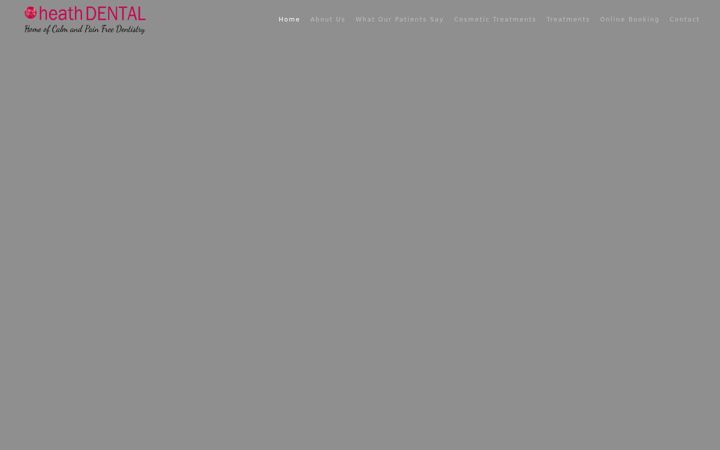 Screenshot of heathdental.com