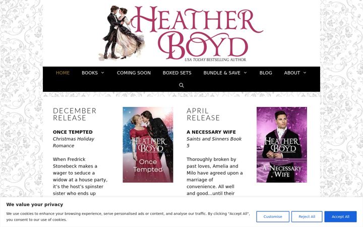 Screenshot of heather-boyd.com
