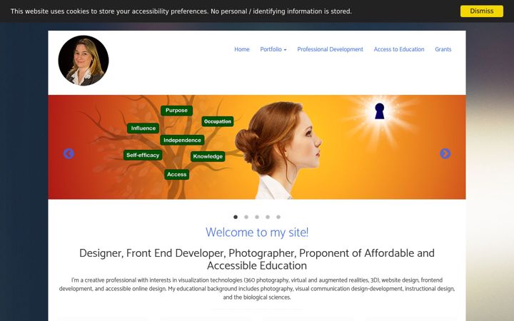Screenshot of heathercaprette.com