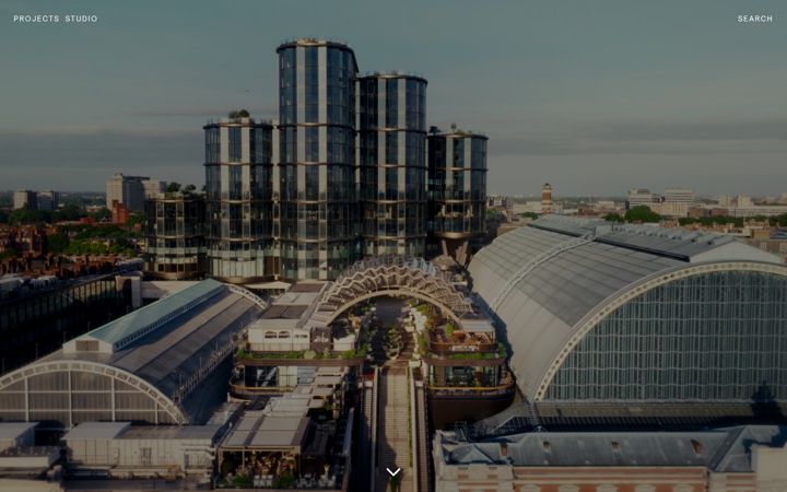 Screenshot of heatherwick.com