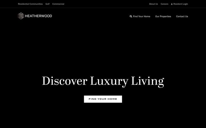 Screenshot of heatherwood.com