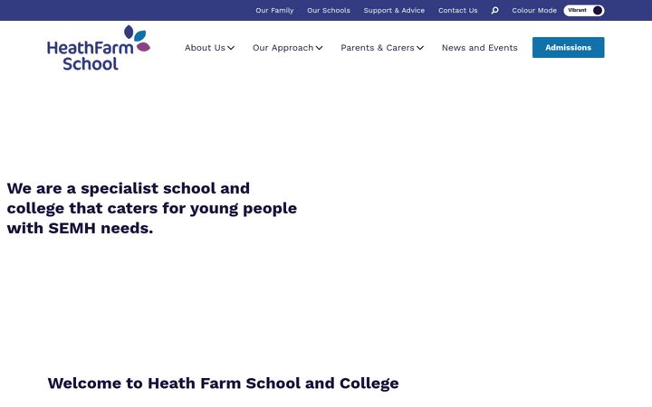 Screenshot of heathfarmschool.org