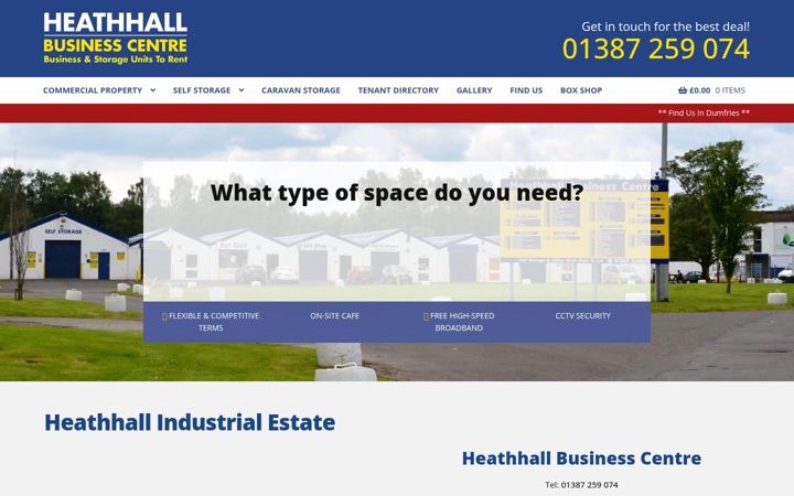 Screenshot of heathhallbc.co.uk