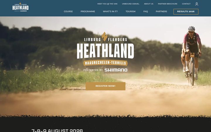 Screenshot of heathlandgravel.com