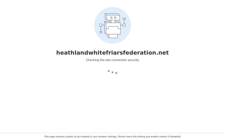 Screenshot of heathlandwhitefriarsfederation.net