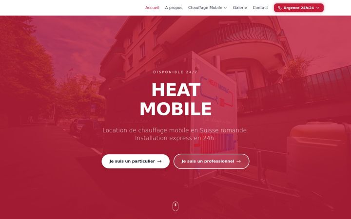 Screenshot of heatmobile.ch