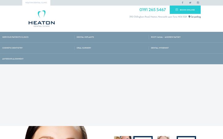 Screenshot of heatondental.co.uk