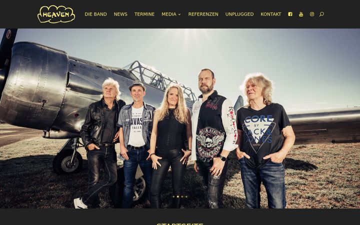 Skærmbillede af heaven-music.de