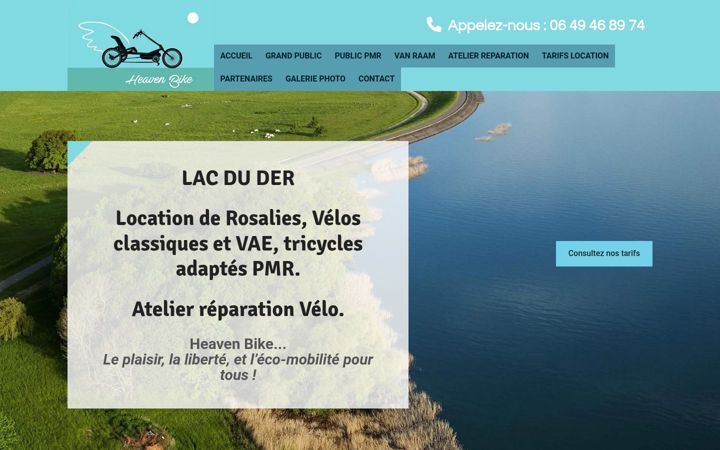 Screenshot of heavenbike.com