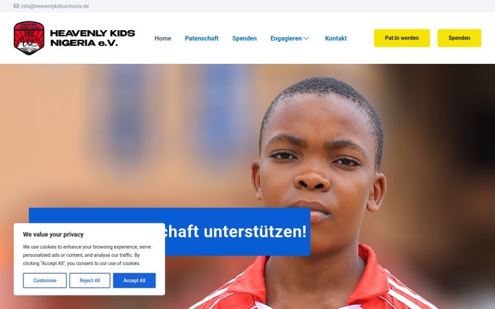 Screenshot of heavenlykidsschools.de
