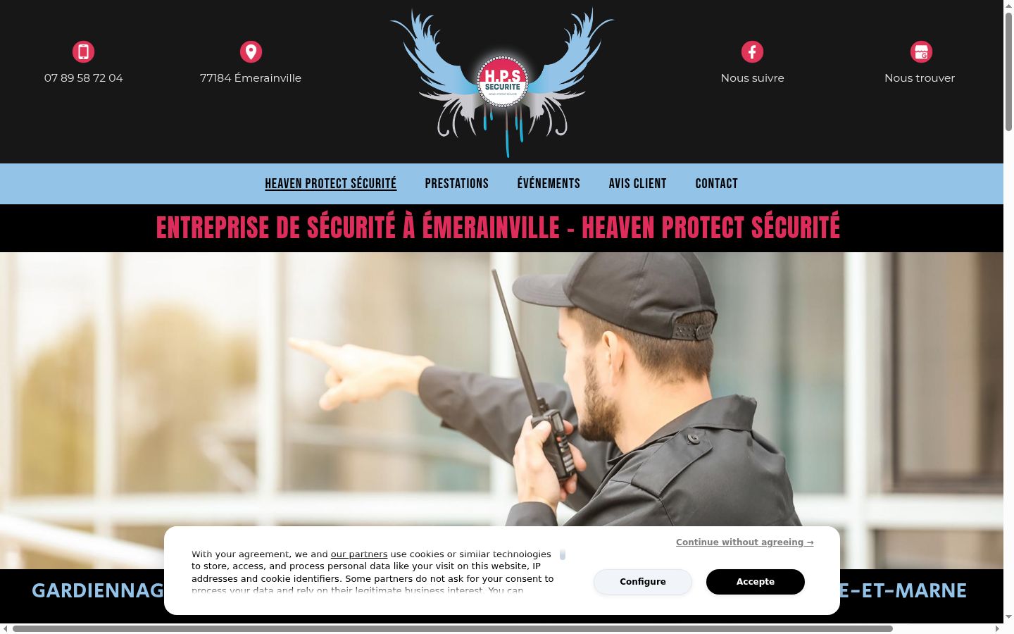 Screenshot van de toestemmingsbanner zoals getoond vóór enige interactie