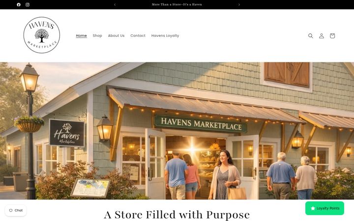 Screenshot of heavensmarketplace.com