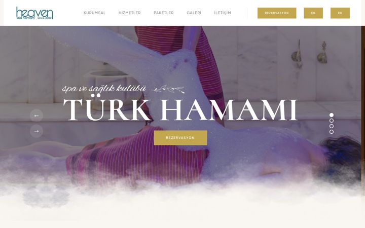 Screenshot of heavenspabodrum.com
