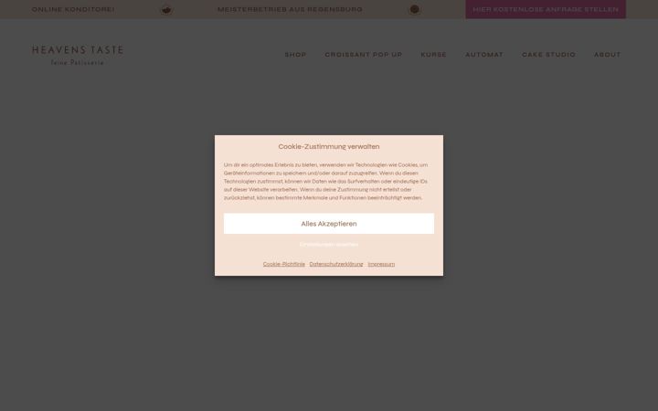Screenshot of heavenstaste.de