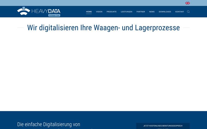 Screenshot of heavy-data.de