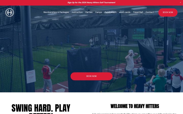 Screenshot of heavyhittersca.com
