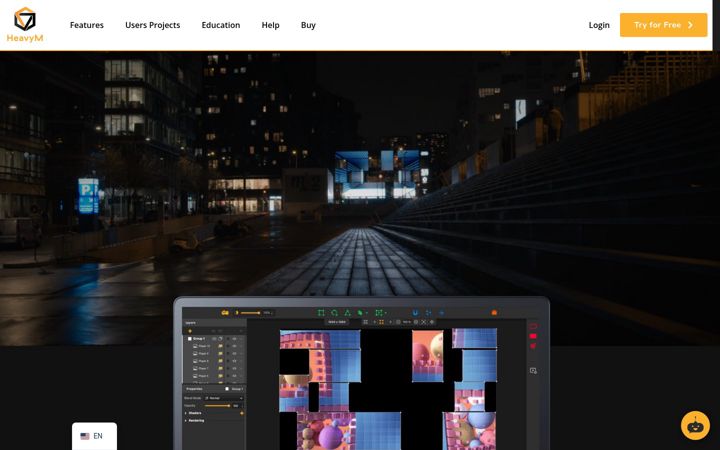 Screenshot of heavym.net