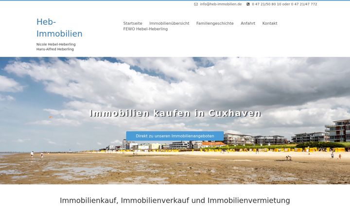 Ekraanipilt saidist heb-immobilien.de