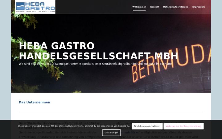 Ekraanipilt saidist hebagastro.de