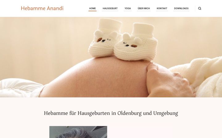 Ekraanipilt saidist hebamme-anandi.de