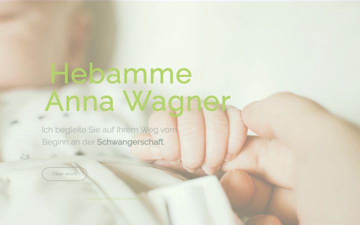 Ekraanipilt saidist hebamme-anna-wagner.de