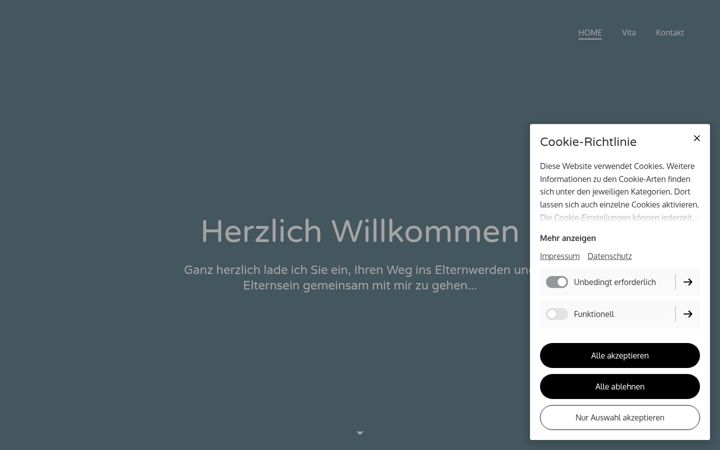 Screenshot ta' hebamme-annasahm.de