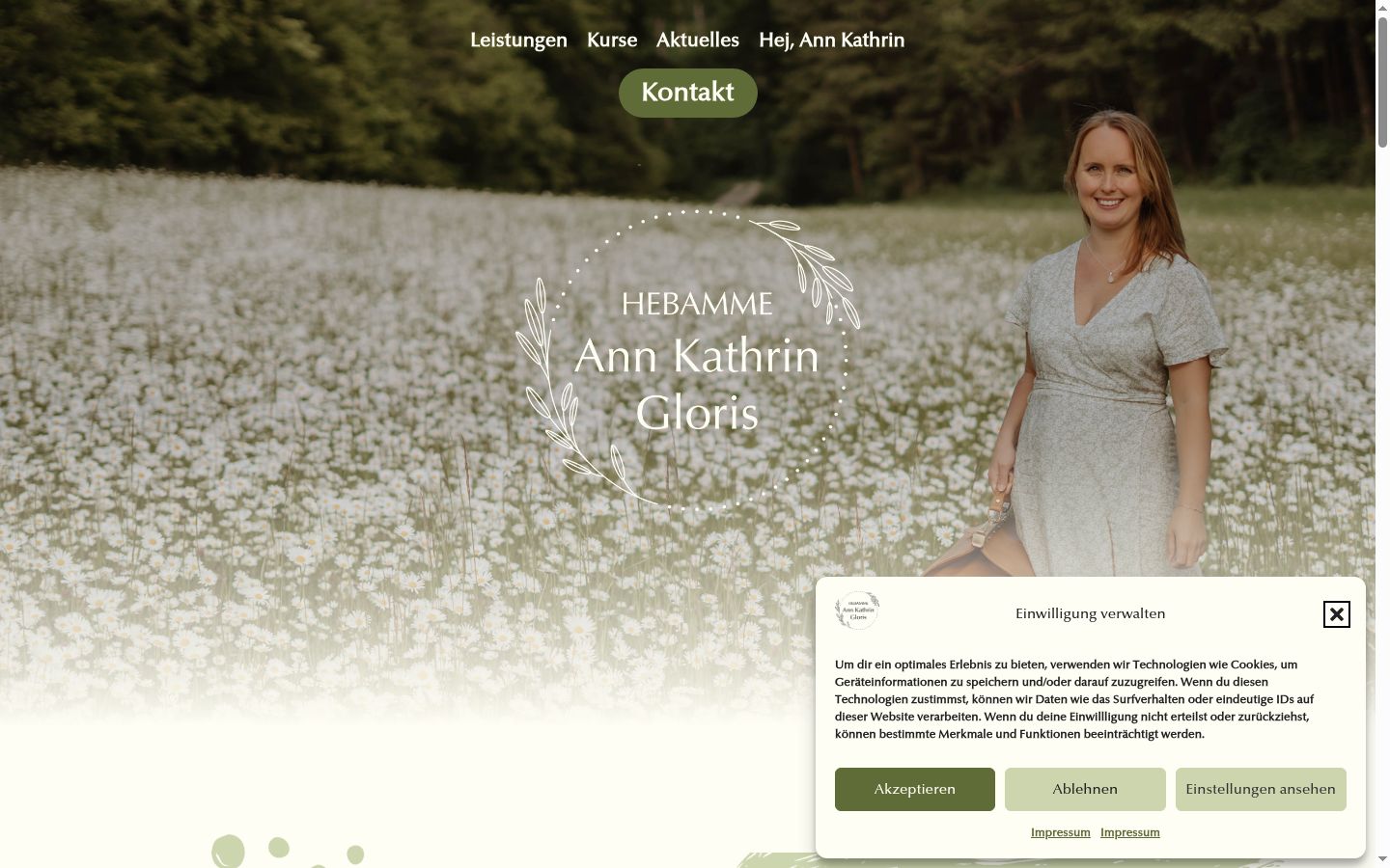 Screenshot tal-banner tal-kunsens muri qabel kwalunkwe interazzjoni