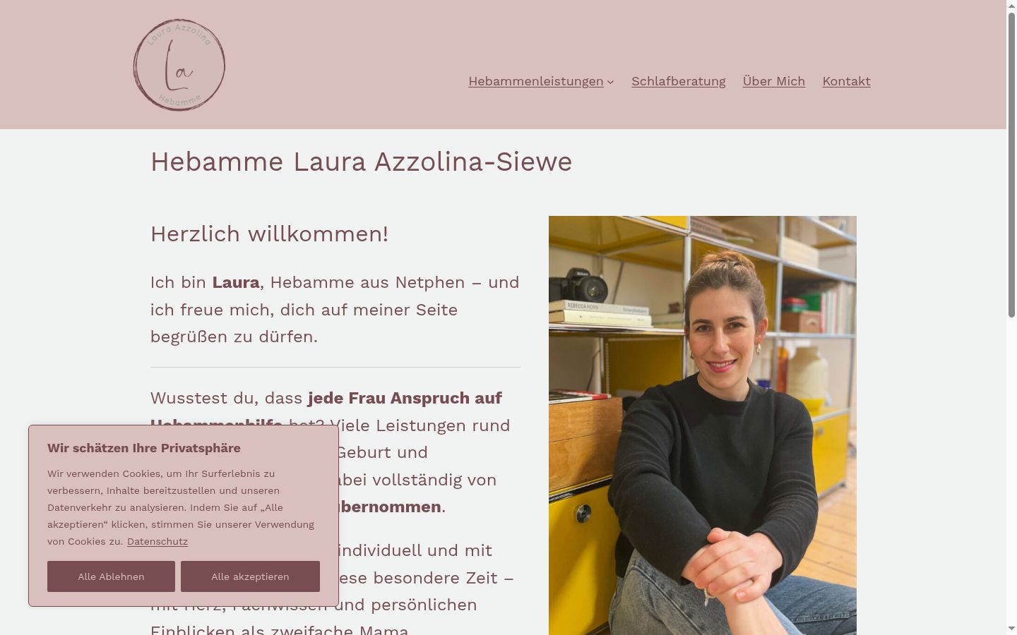 Screenshot tal-banner tal-kunsens muri qabel kwalunkwe interazzjoni