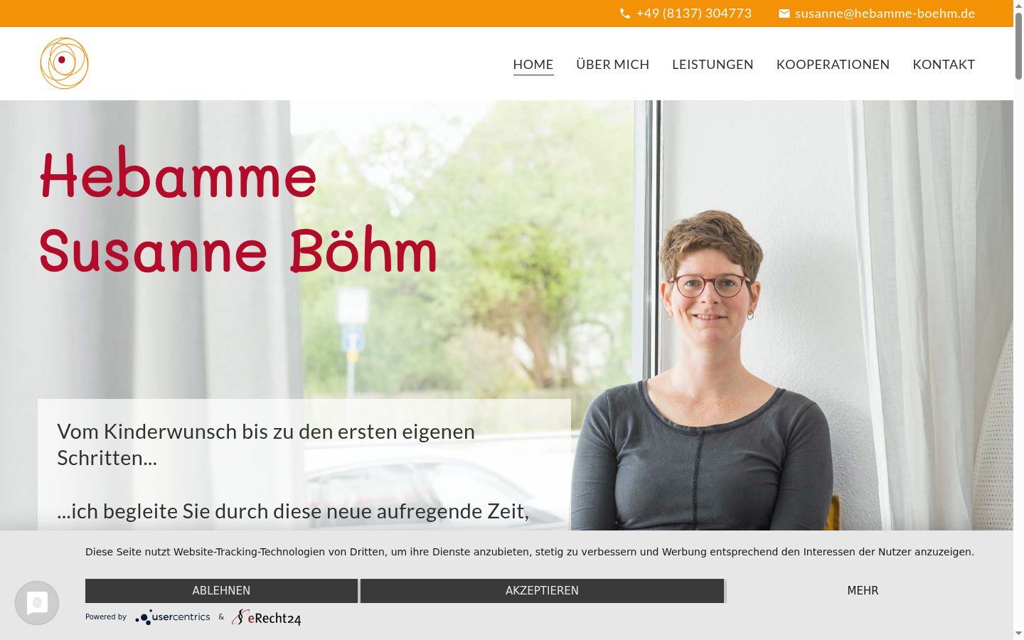 Screenshot tal-banner tal-kunsens muri qabel kwalunkwe interazzjoni